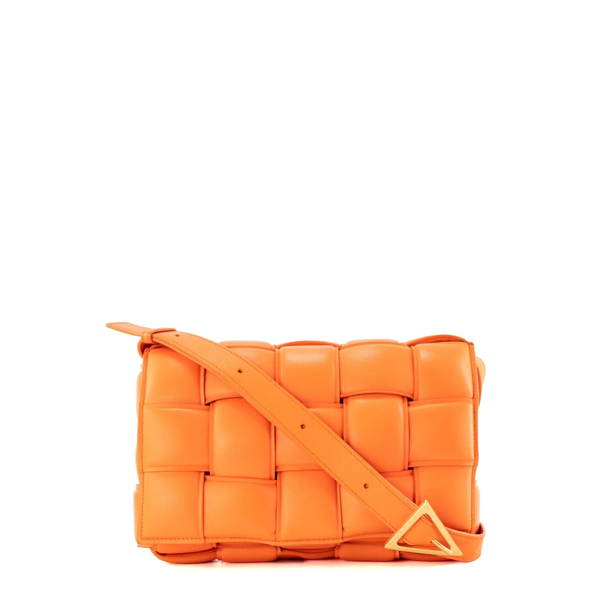 Cassette Padded leather bag