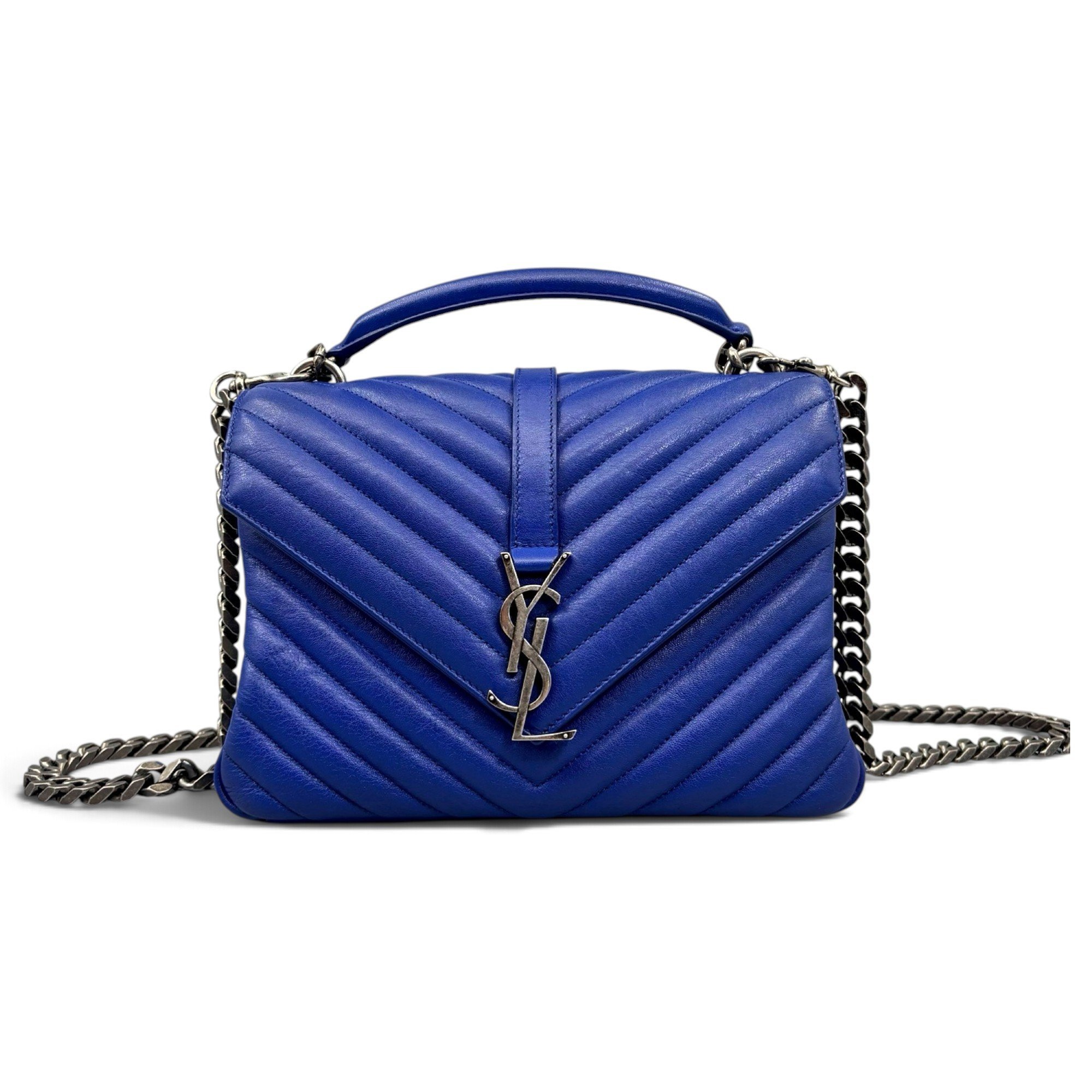 Collége monogramme leather handbag