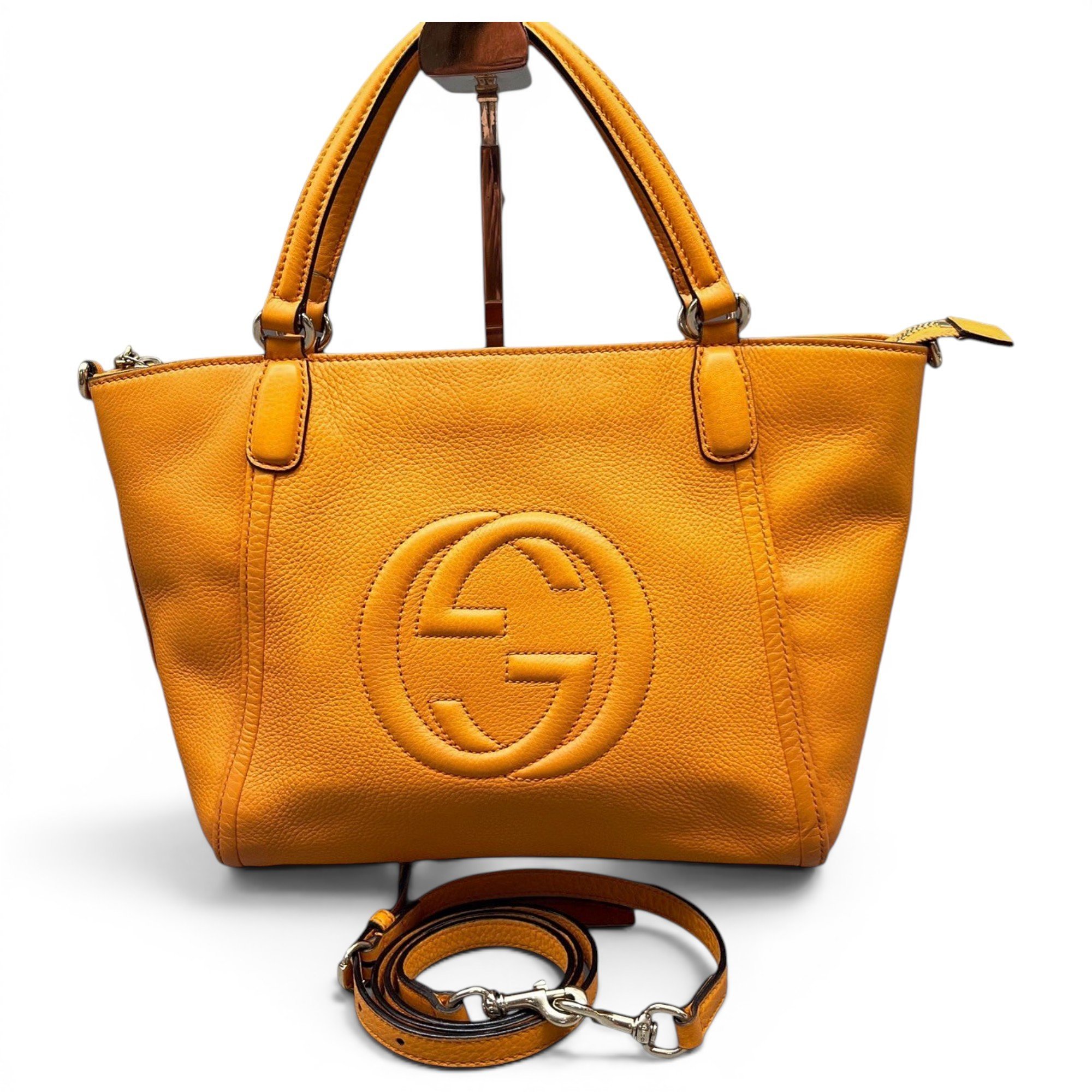 Leather tote