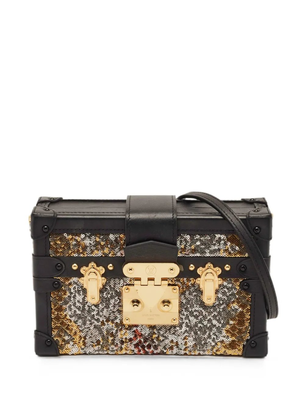 Louis Vuitton Petite Malle sequin clutch bag