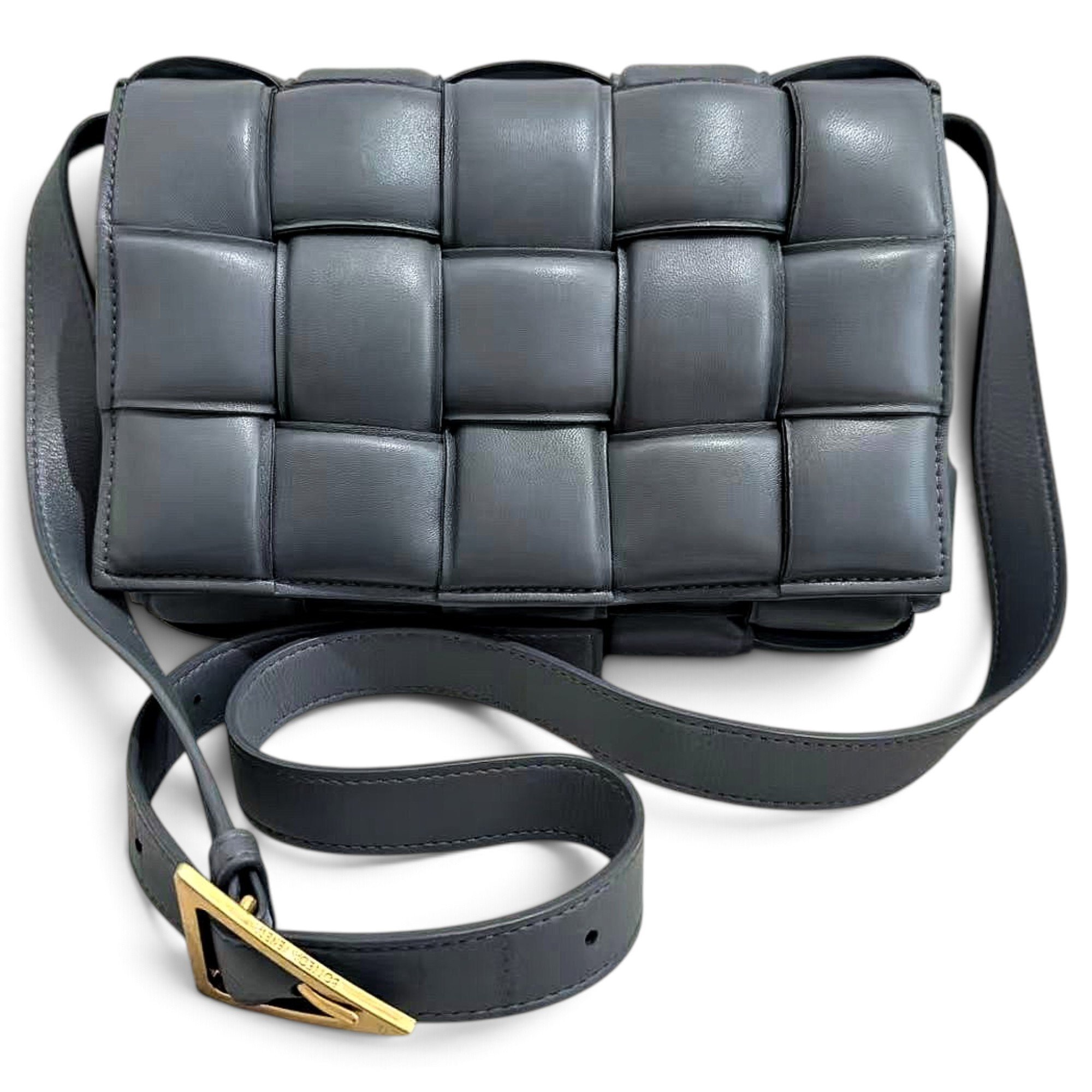 Cassette Padded leather handbag