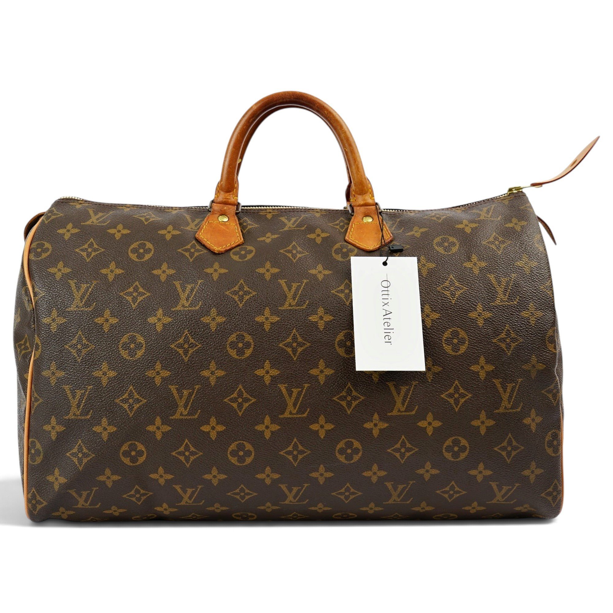Speedy leather handbag
