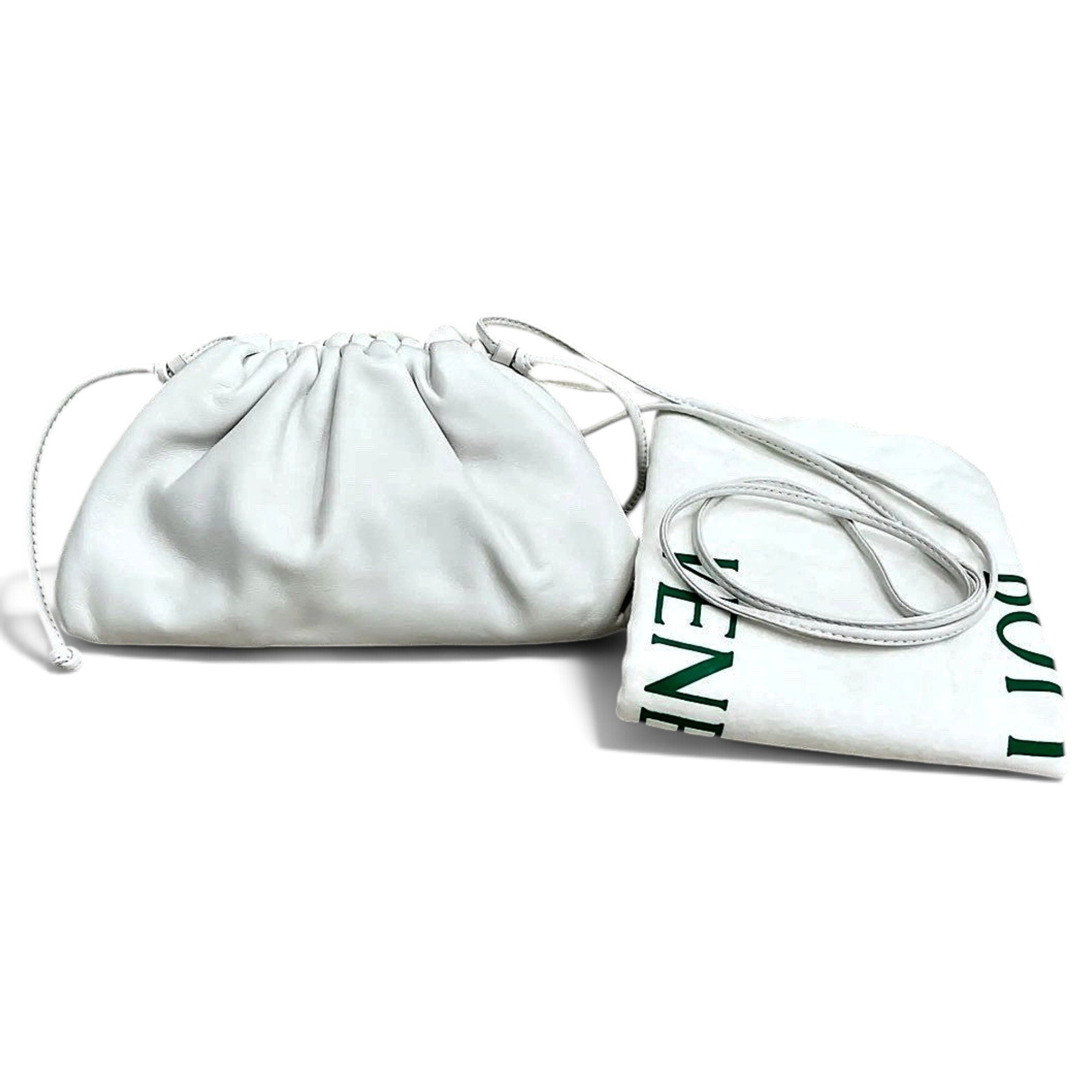 Pouch leather handbag
