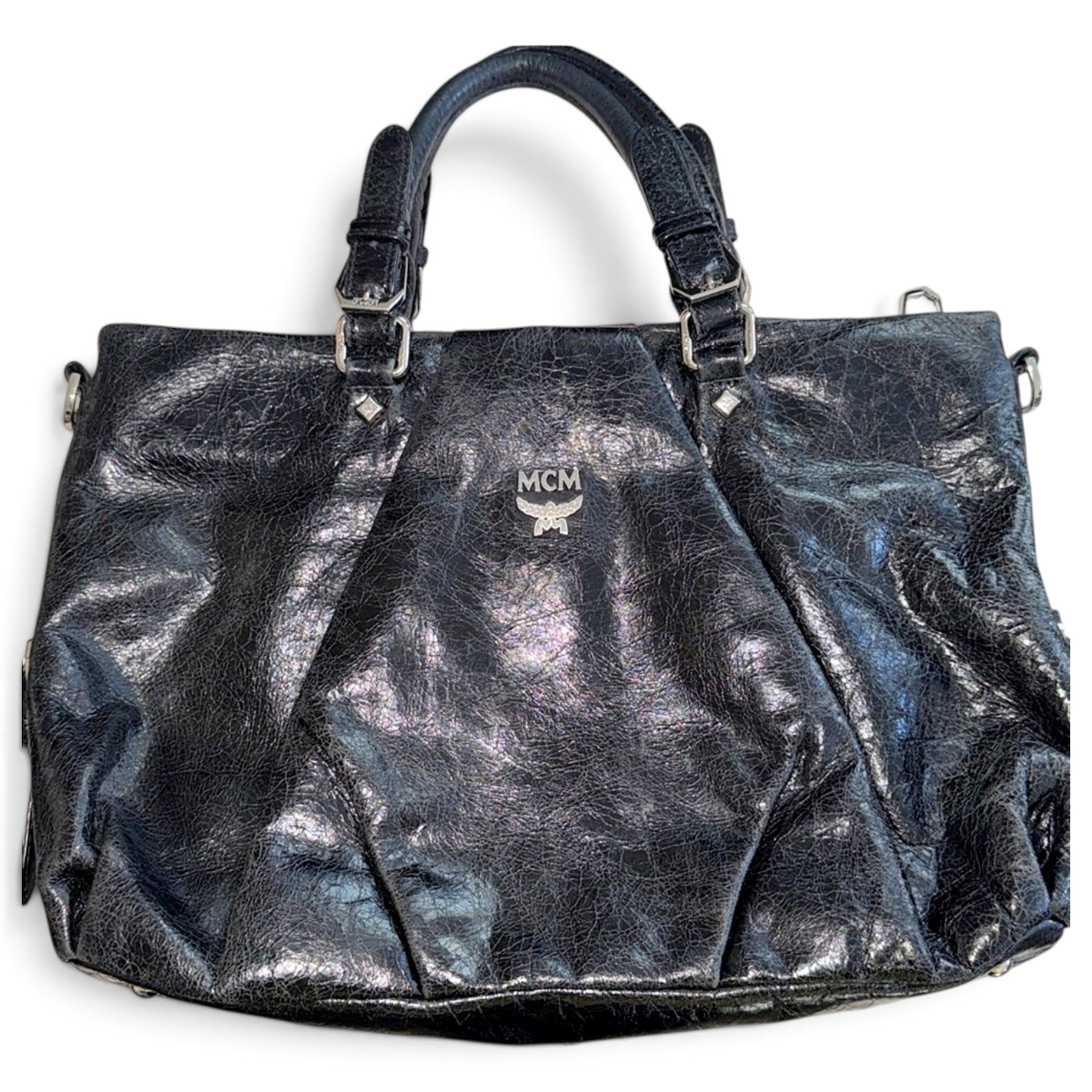 Leather crossbody bag