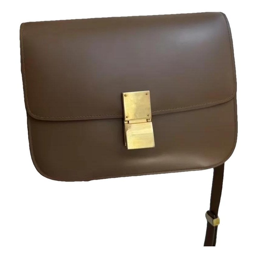 Classic leather handbag