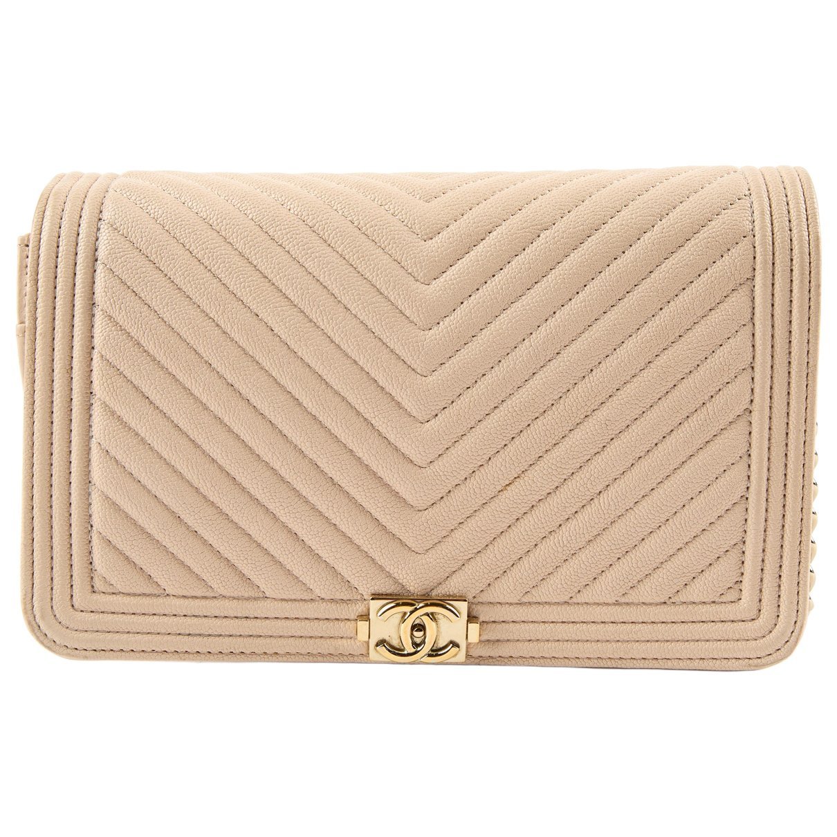 Wallet On Chain Boy leather crossbody bag
