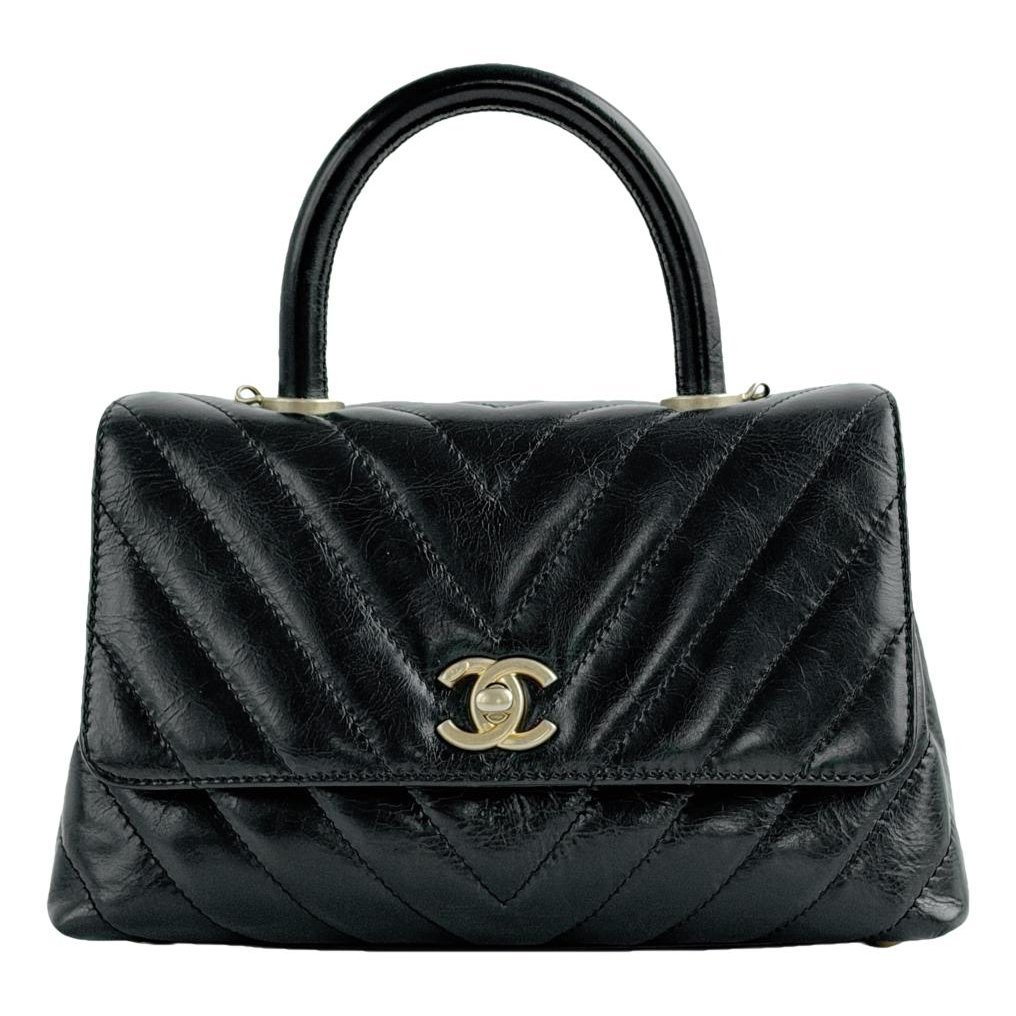 Coco Handle leather handbag