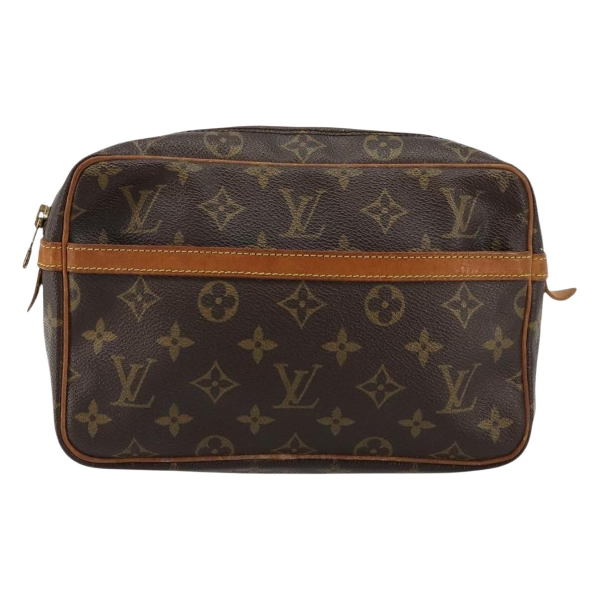 Leather clutch bag