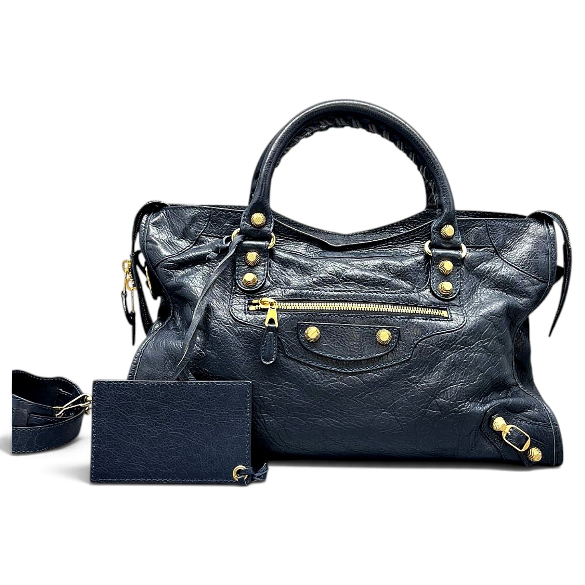 Leather backpack