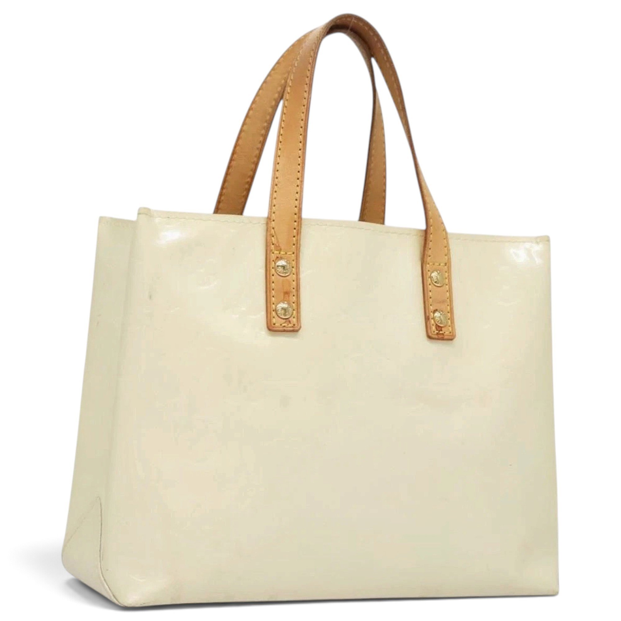 Patent leather handbag
