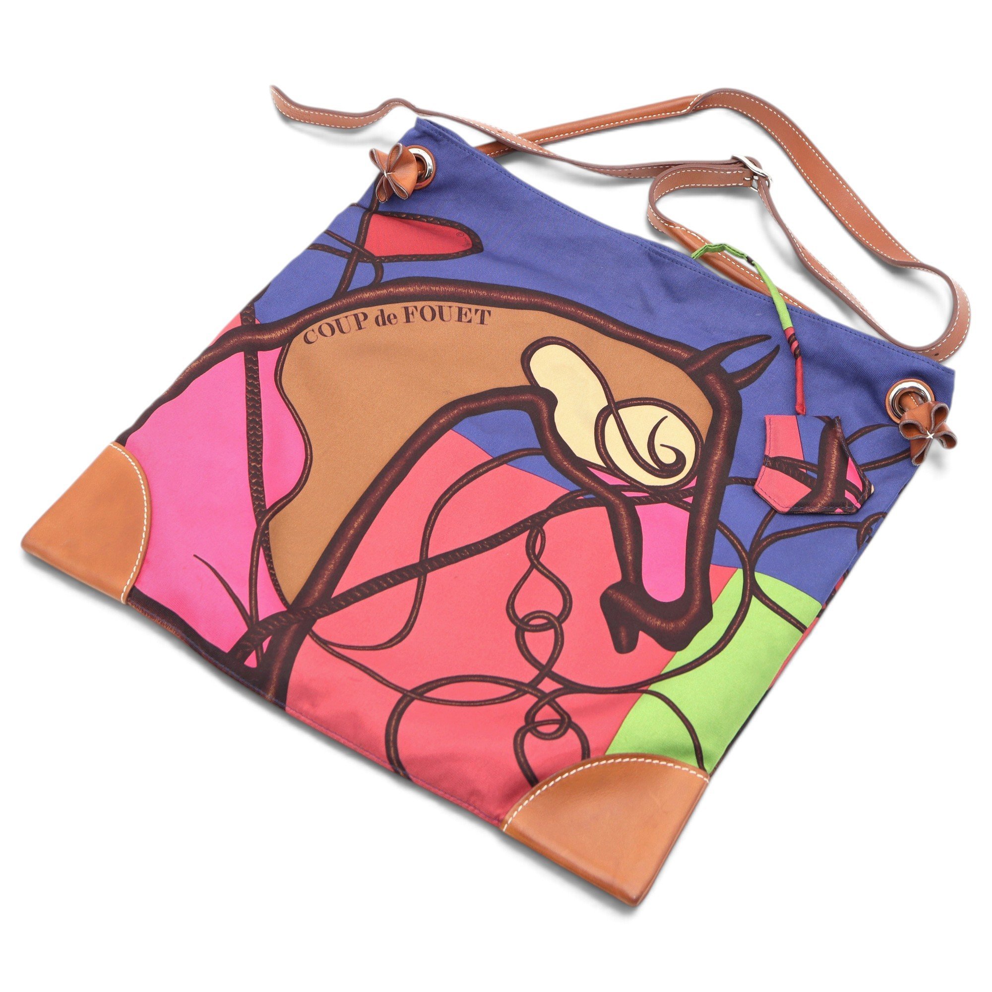 Silk City silk crossbody bag