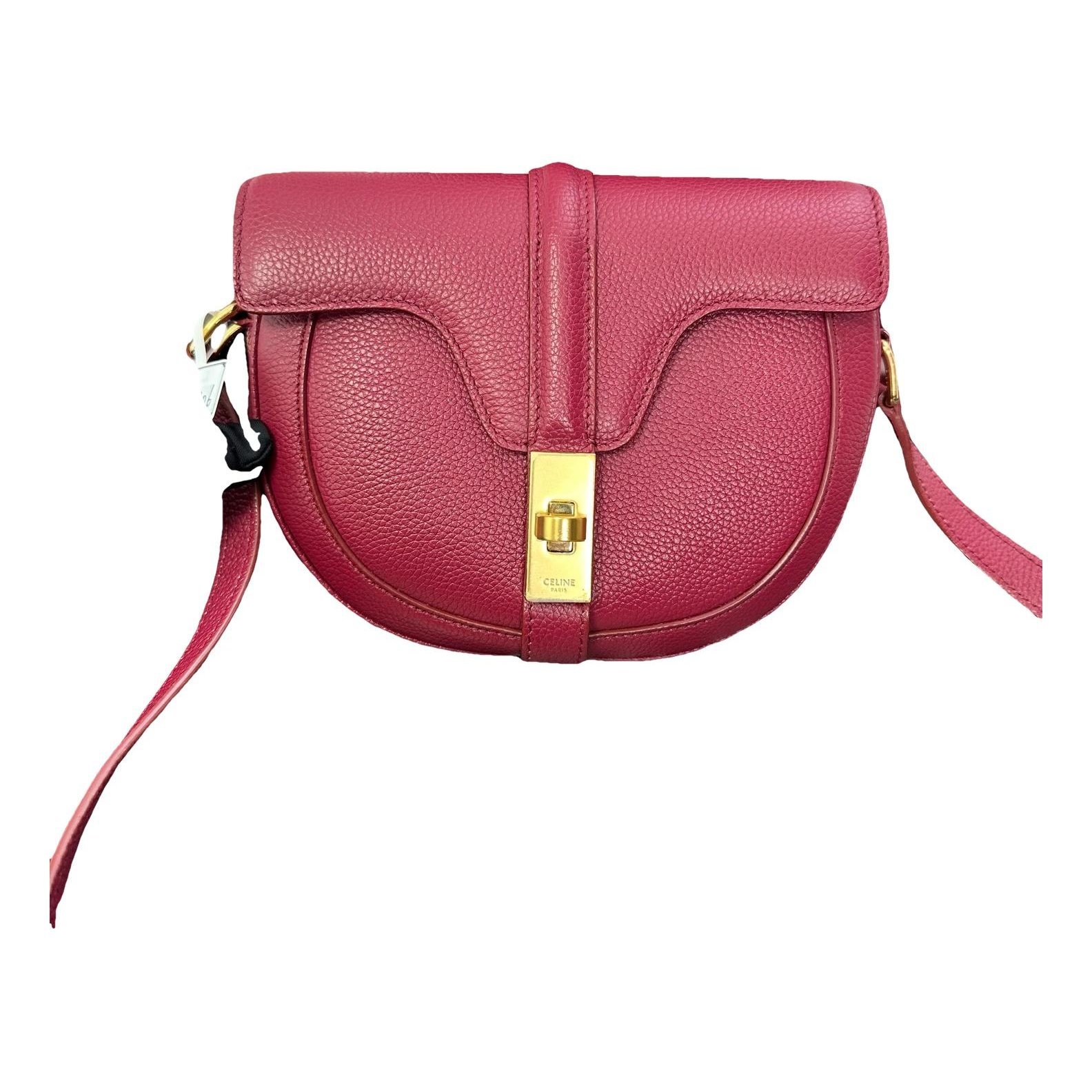 SAC 16 BESACE leather handbag