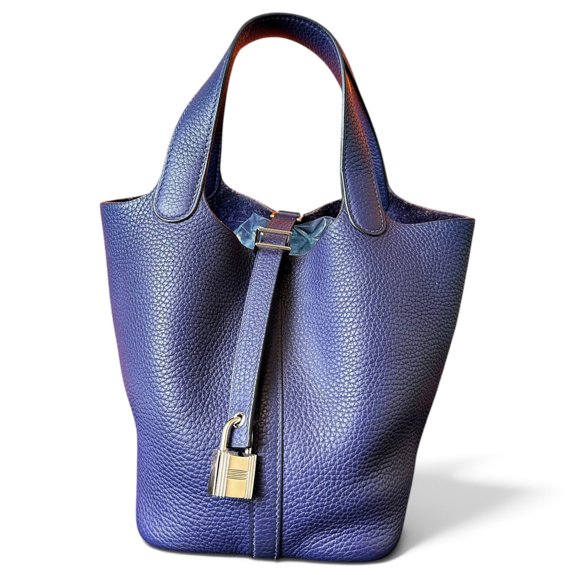 Picotin leather handbag
