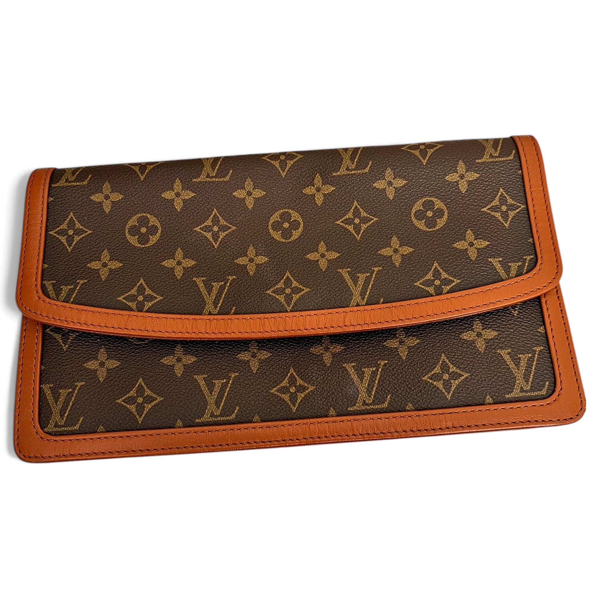 Florentine leather clutch bag