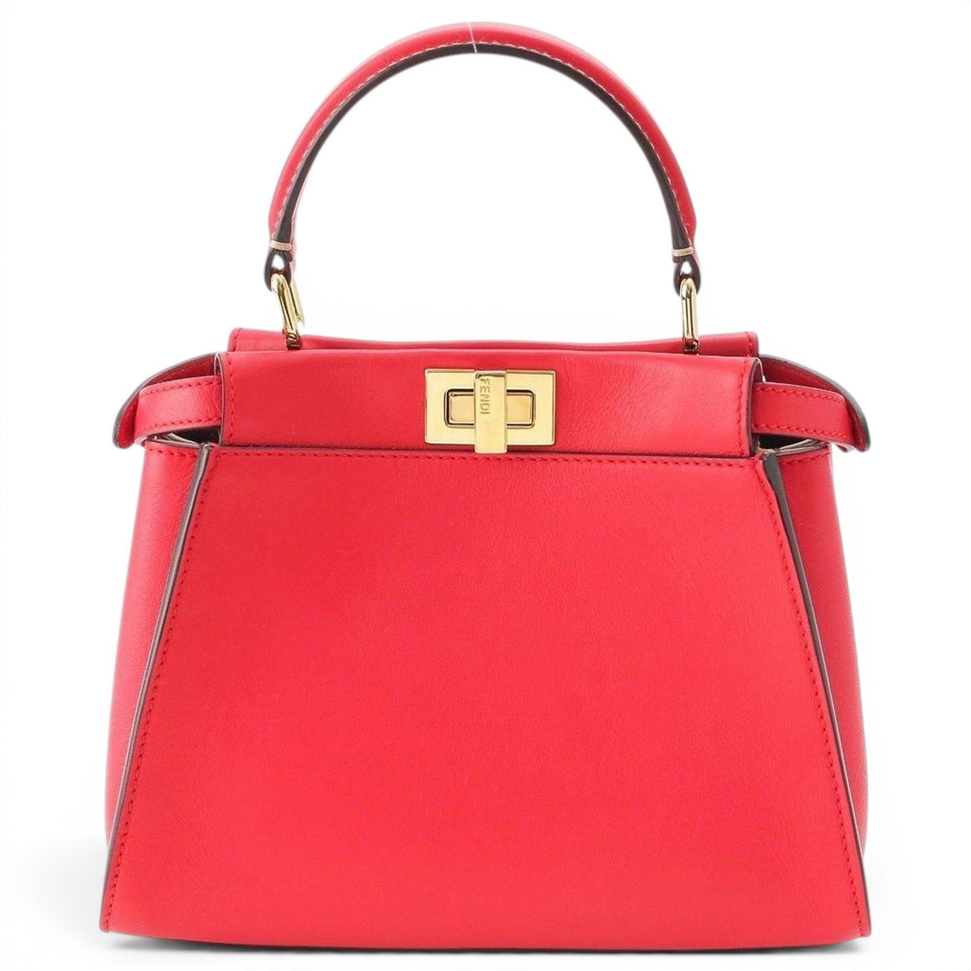 Peekaboo leather handbag