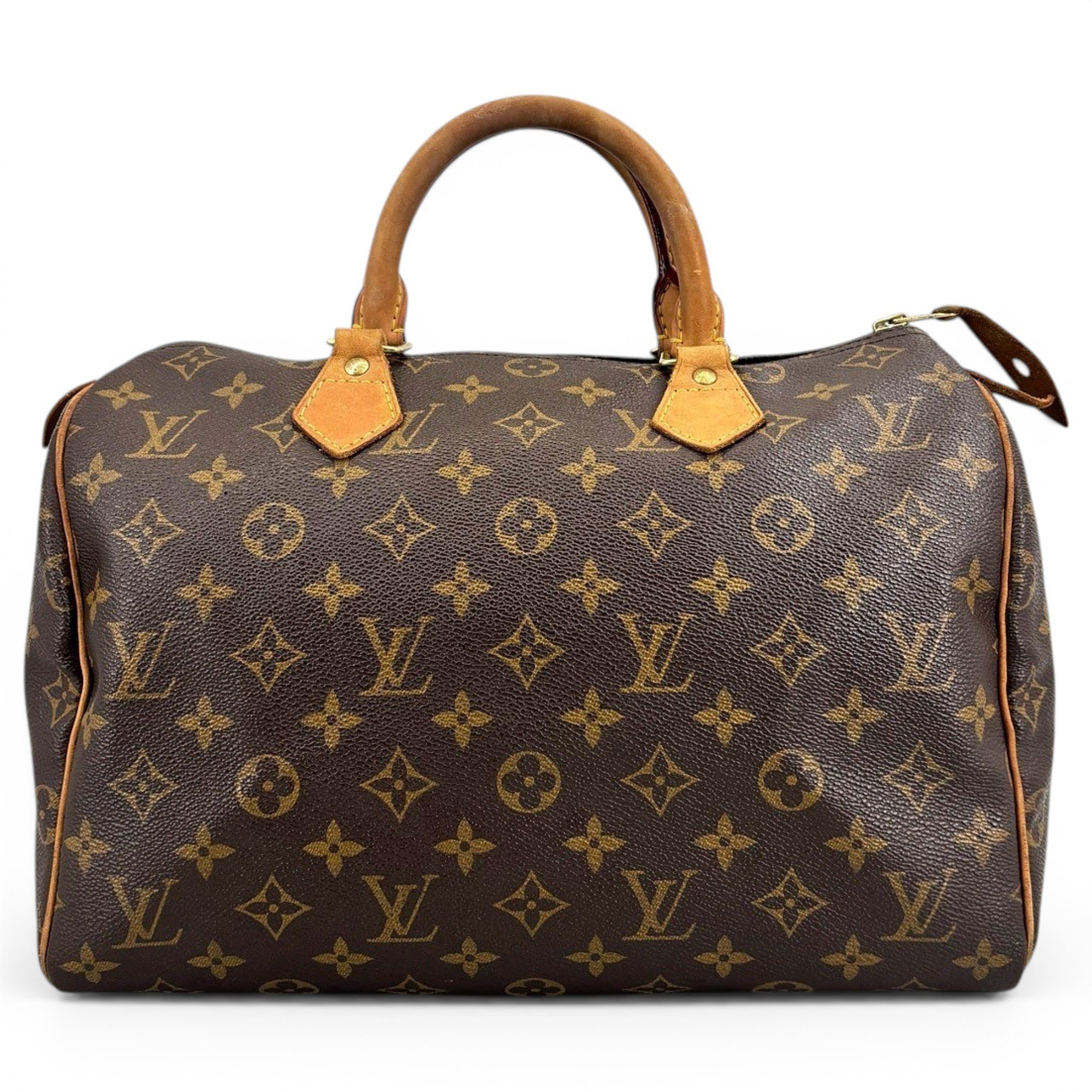 Speedy leather handbag