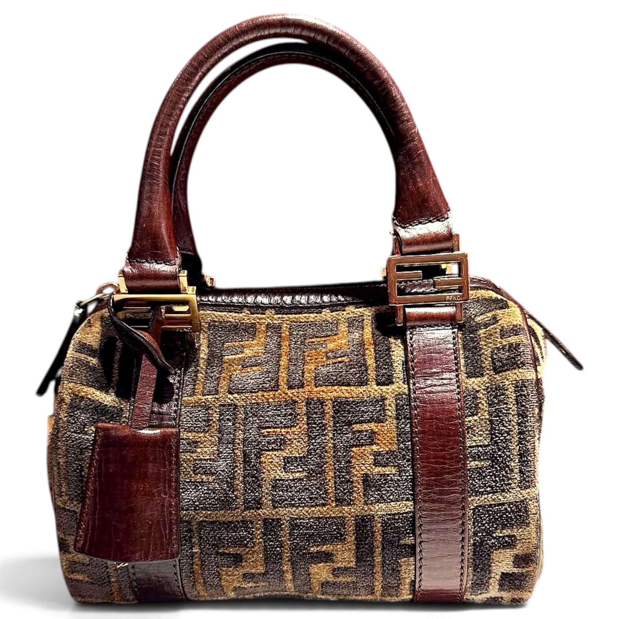 Velvet bowling bag