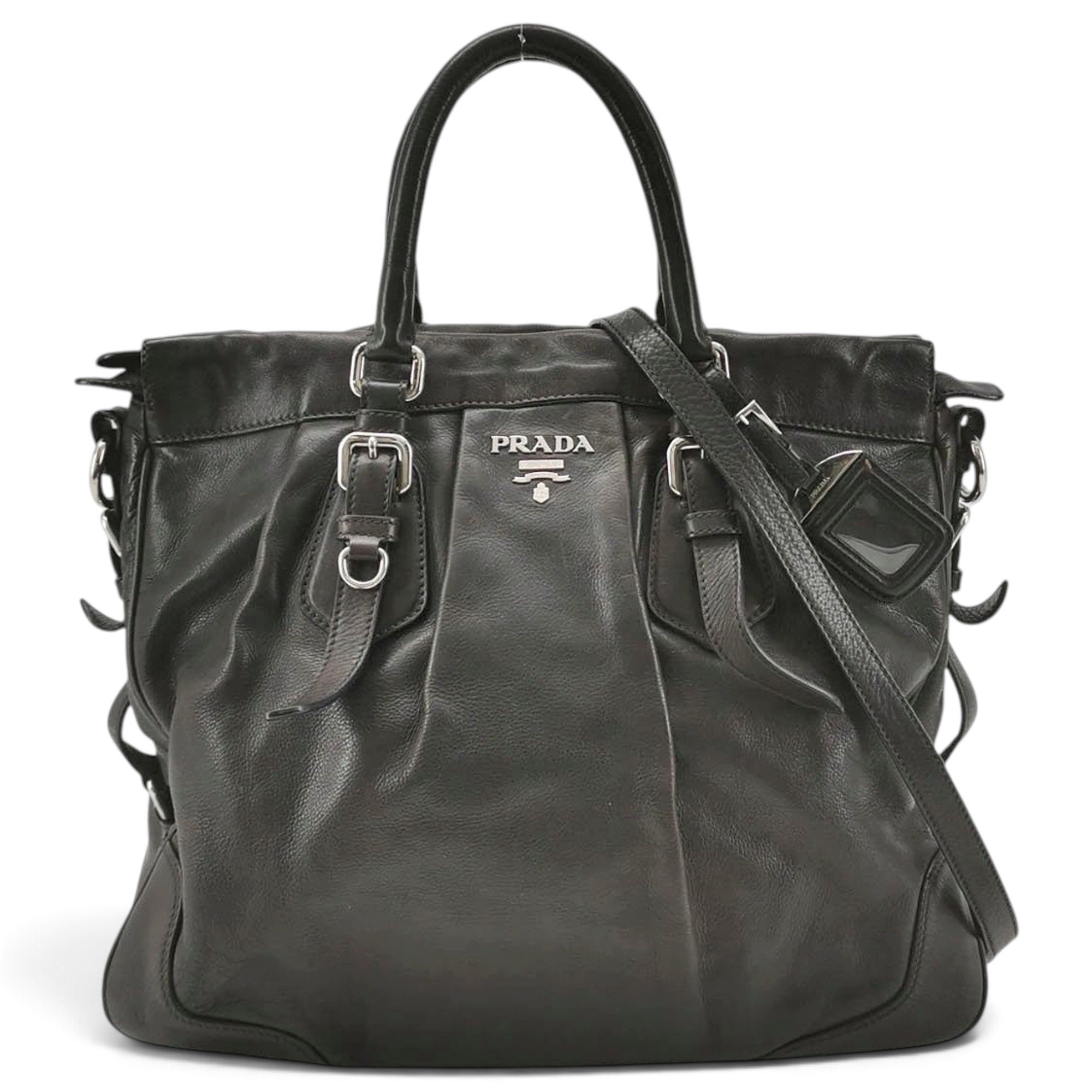 Leather handbag