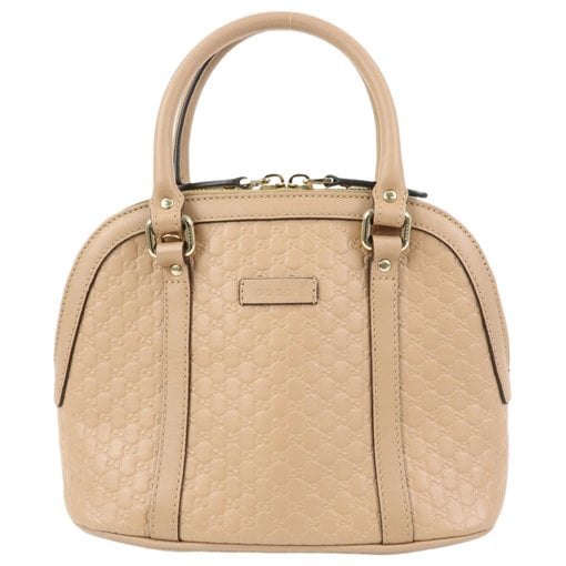 Dôme leather handbag