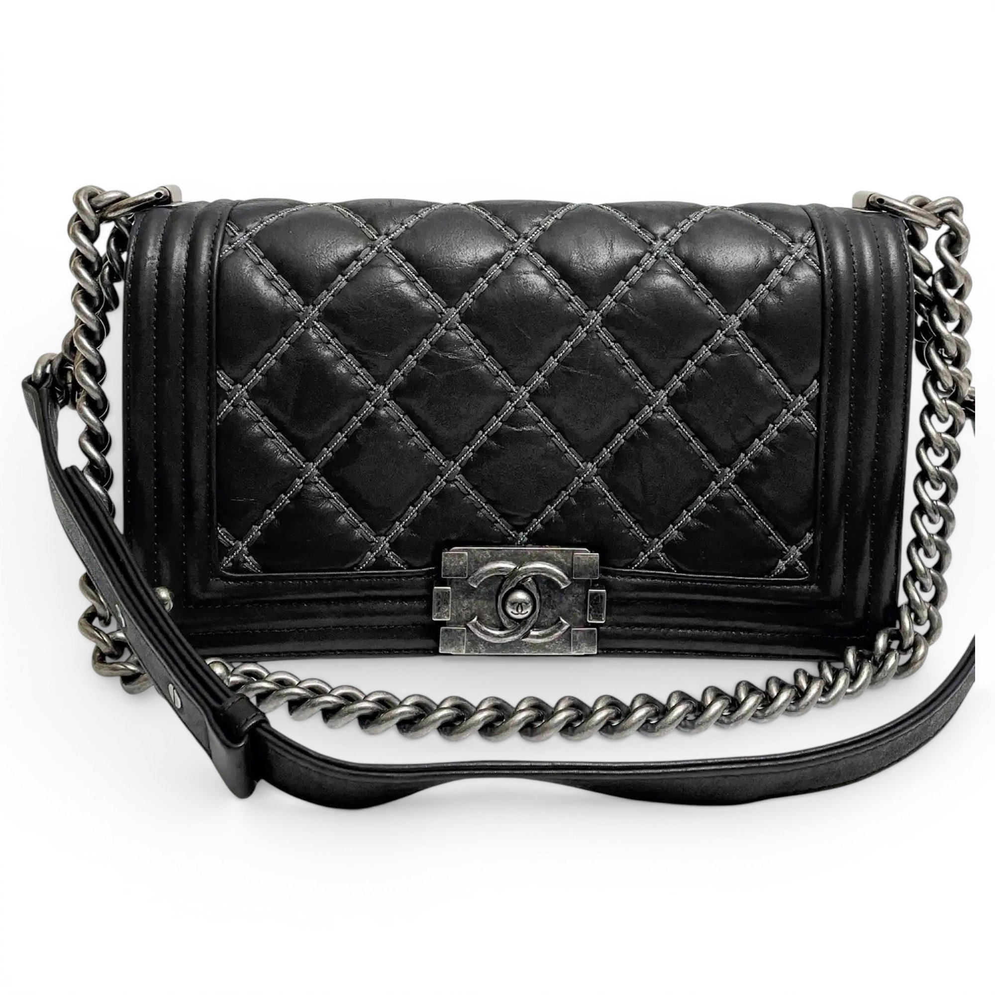 Boy leather handbag