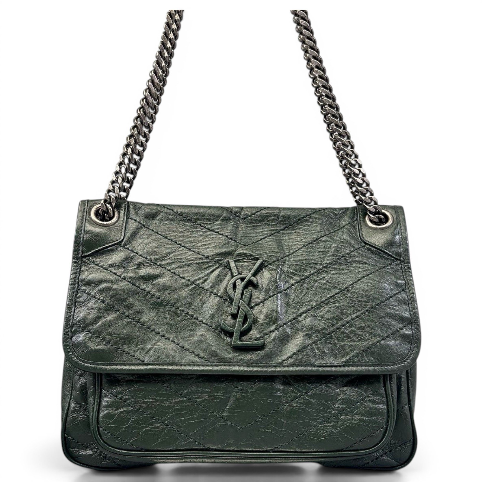 Niki leather crossbody bag