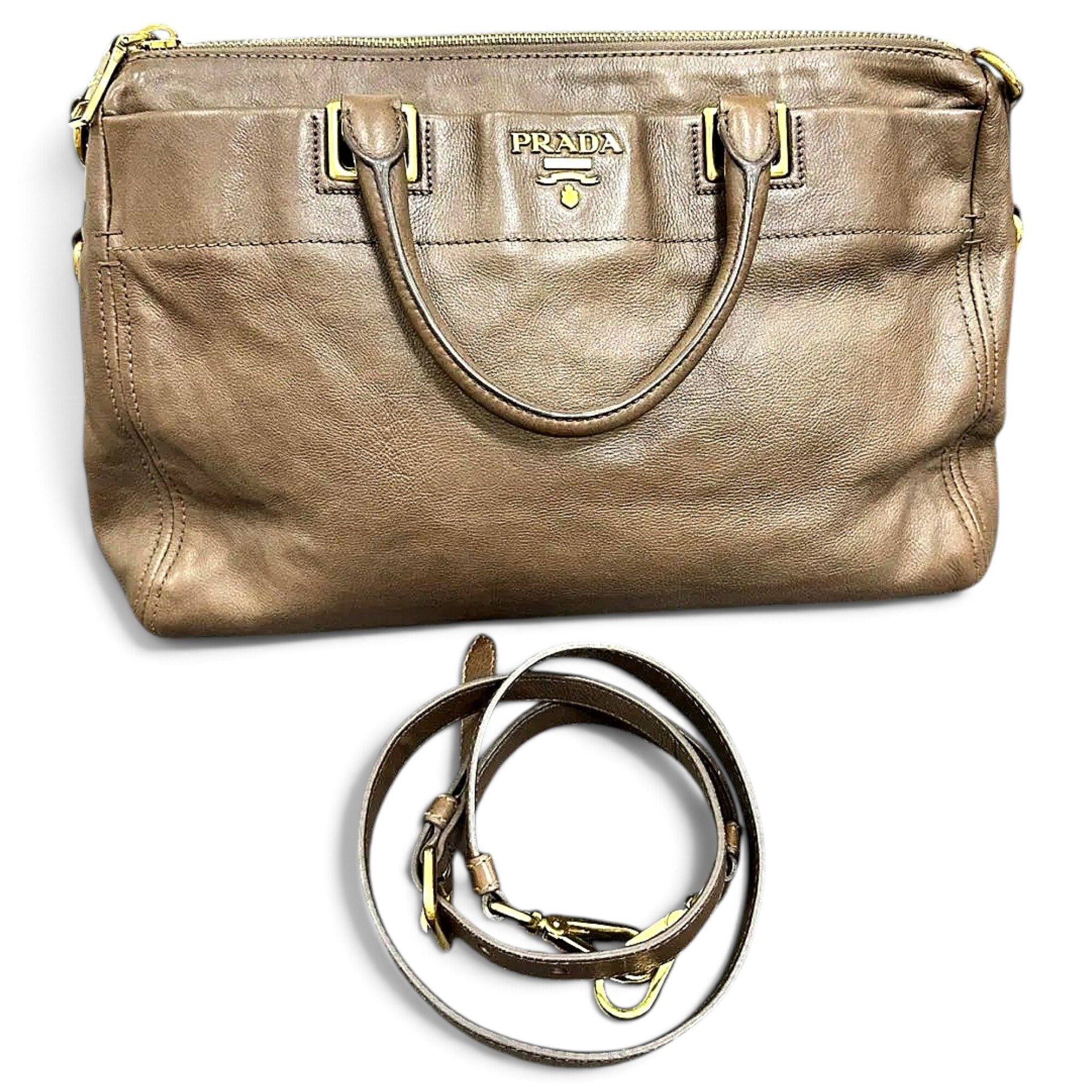 Leather crossbody bag
