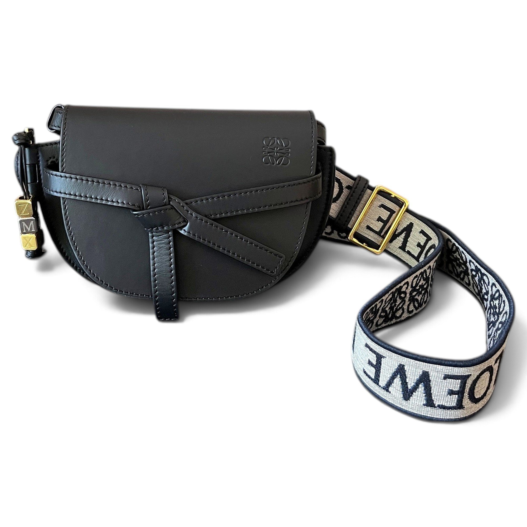 Gate leather crossbody bag