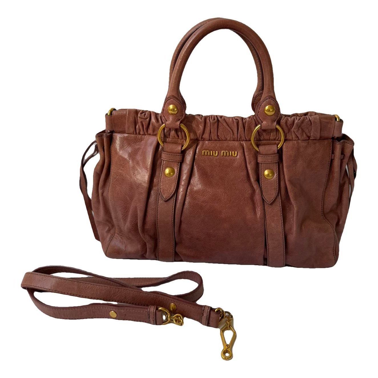 Vitello leather handbag