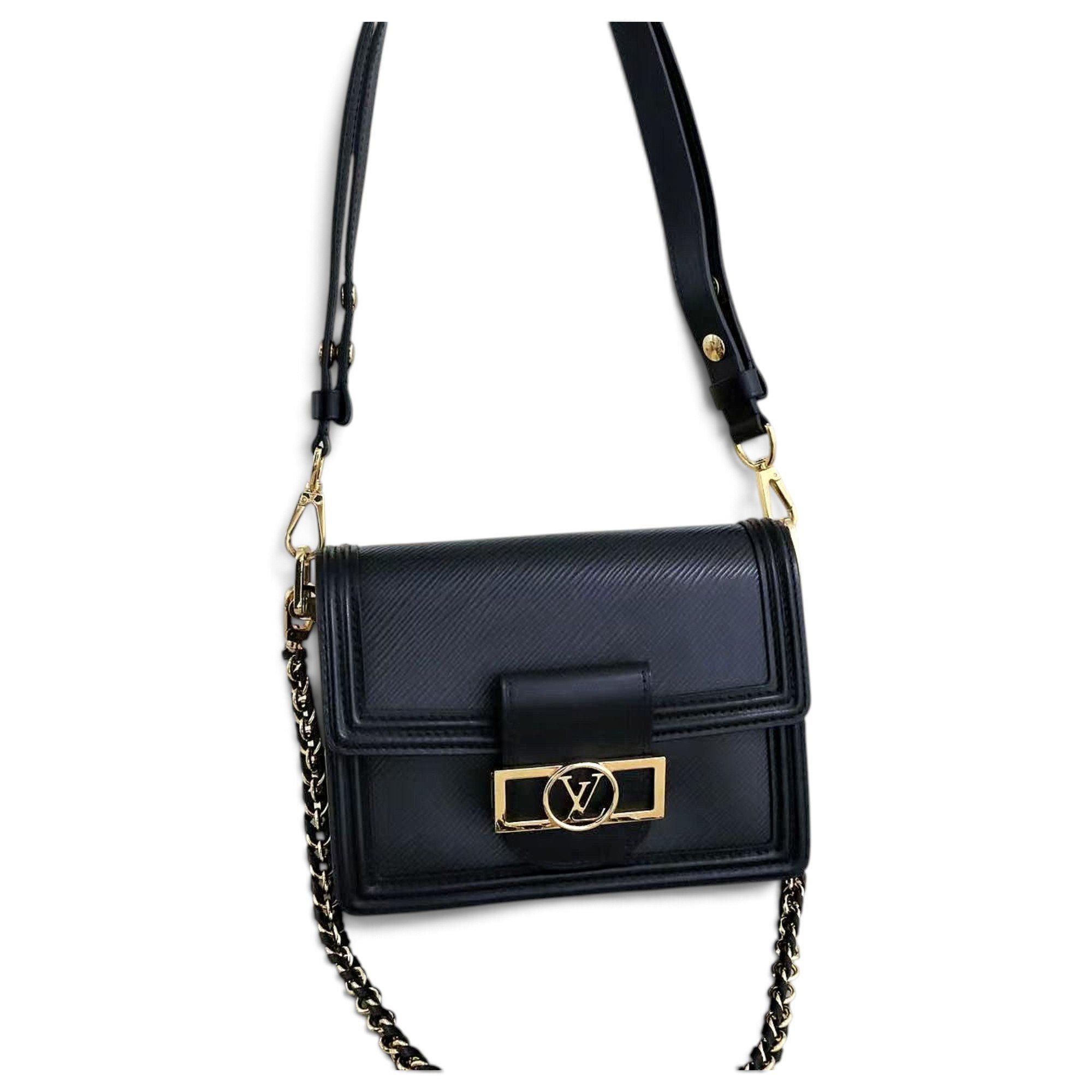 Dauphine leather handbag