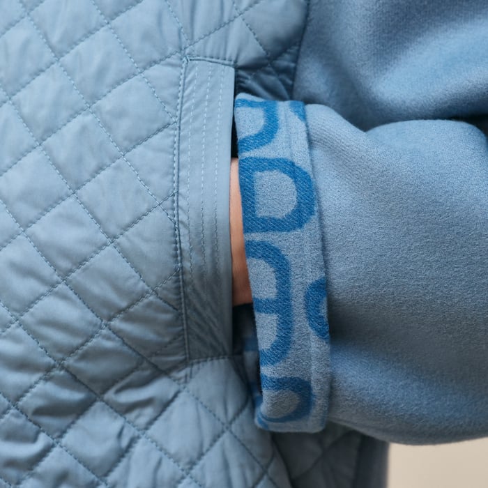 Bleu Adriatique "Chaine d'Ancre" Coat