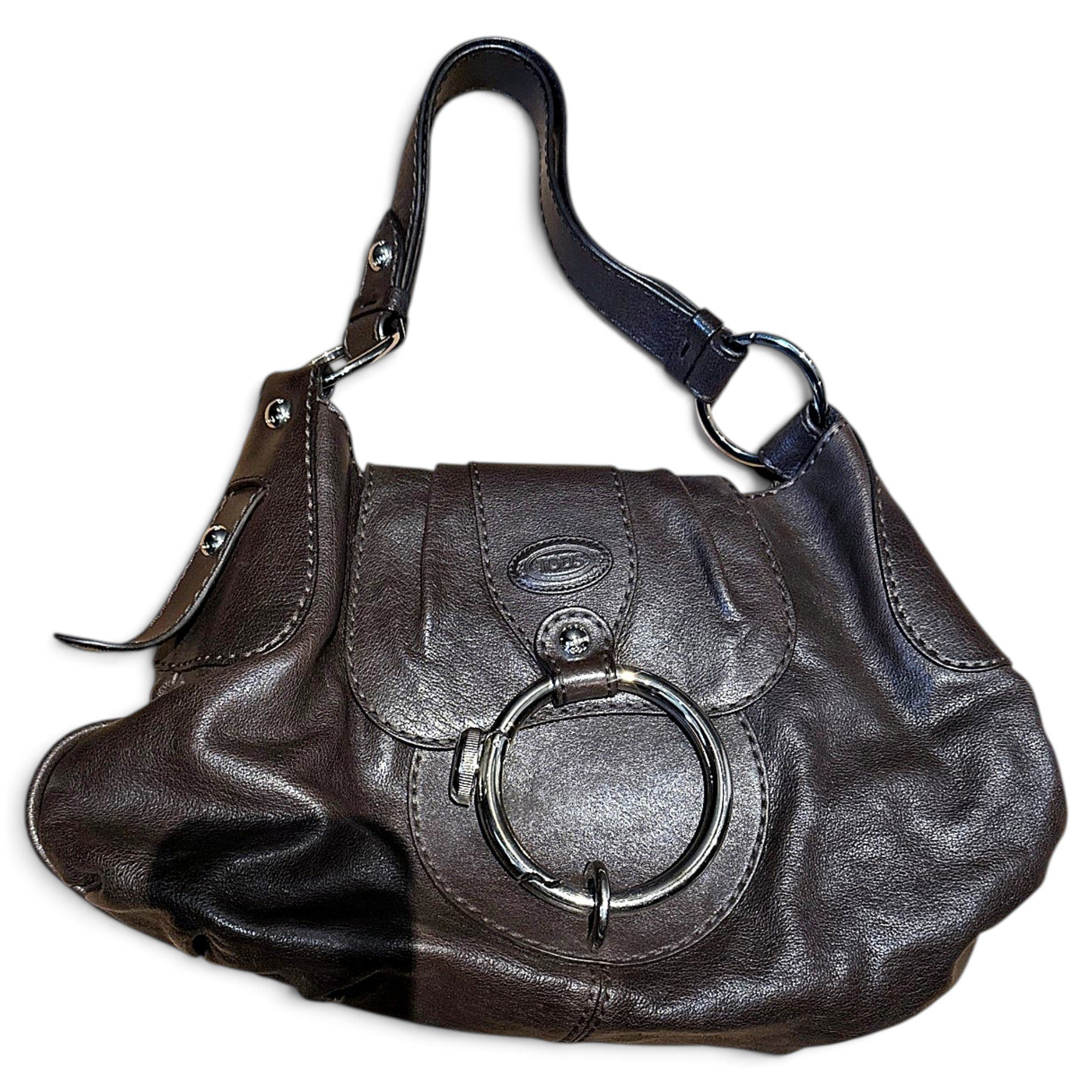 Leather handbag
