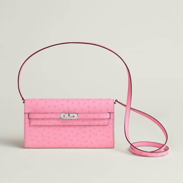 Rose Bubblegum Kelly Classique to Go Wallet