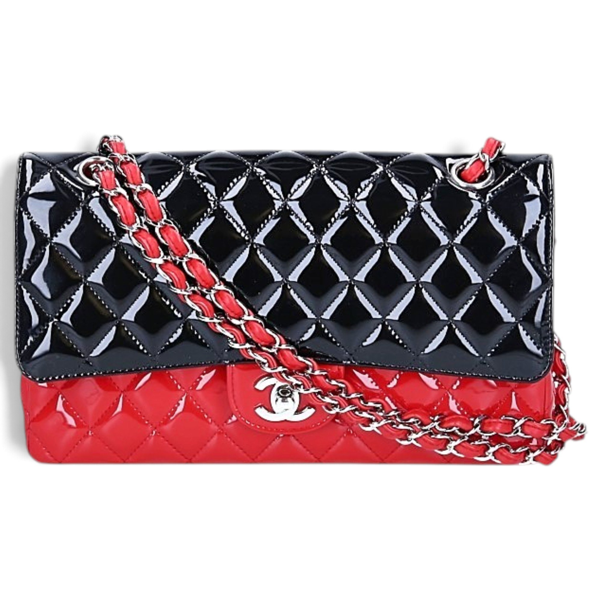 Timeless/Classique patent leather handbag