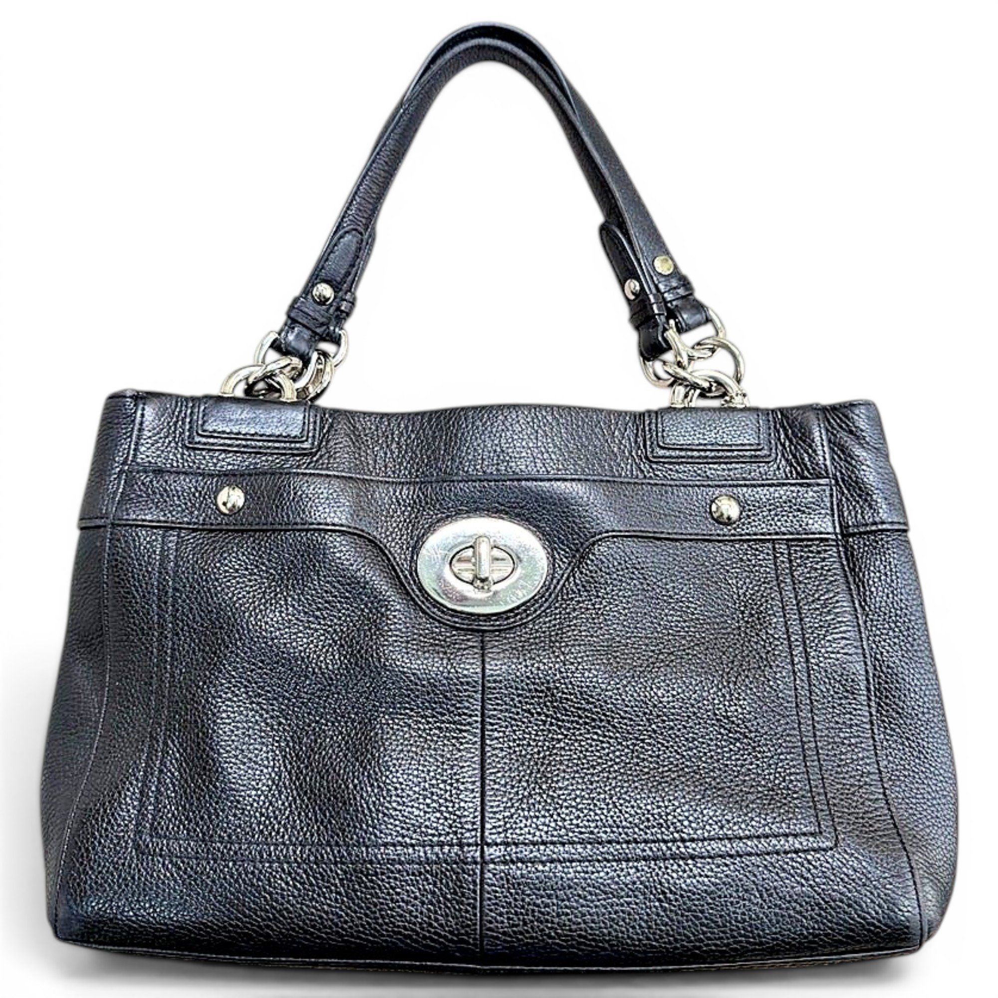 Leather handbag
