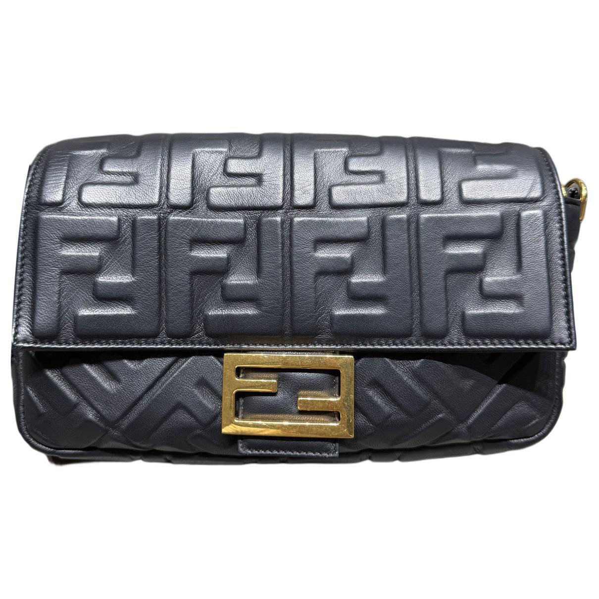 Baguette leather handbag