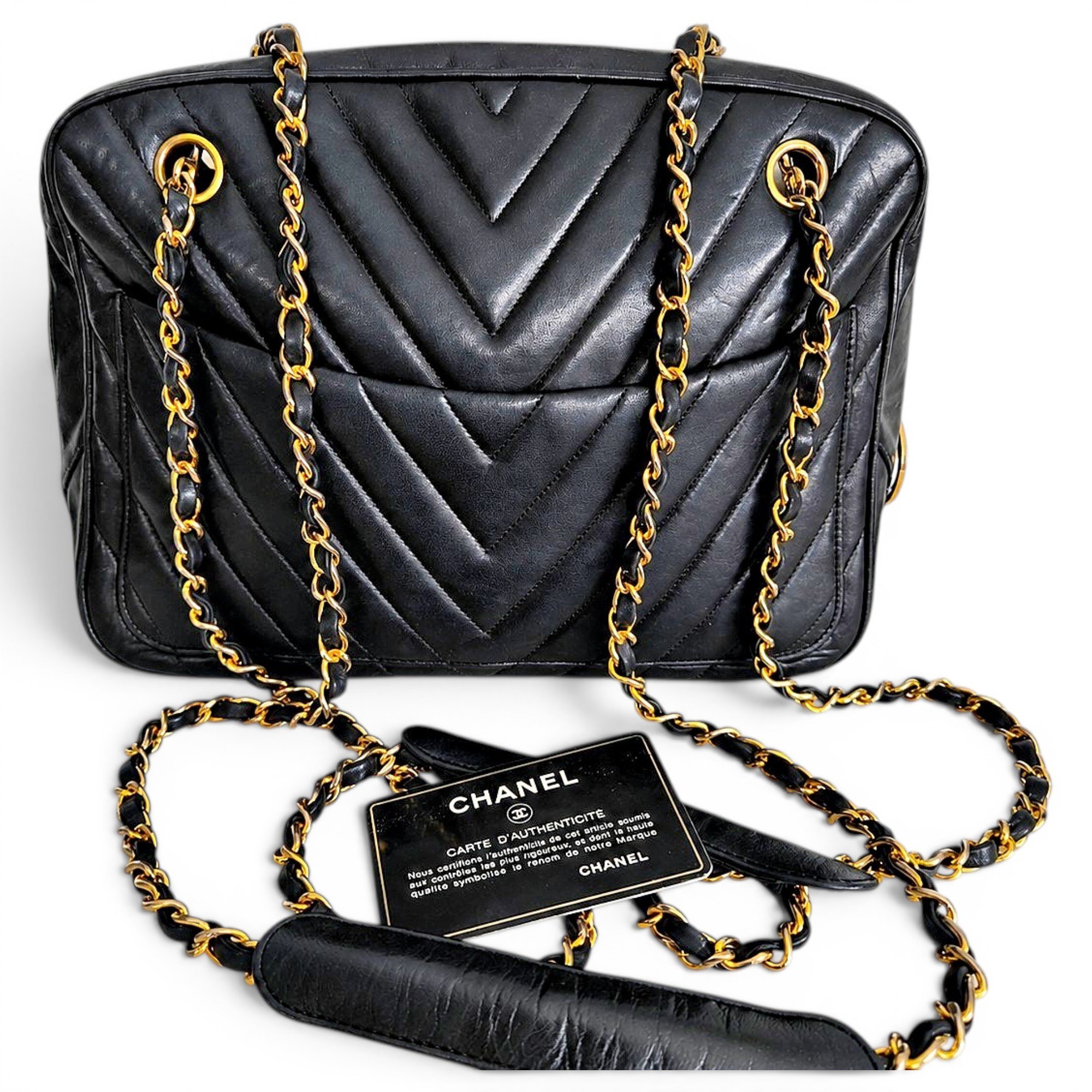 Leather handbag