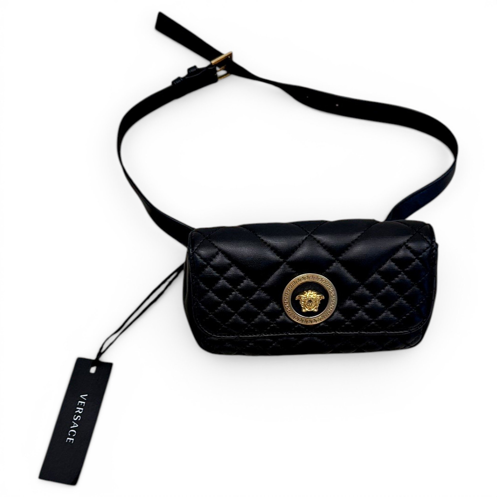 Leather clutch bag