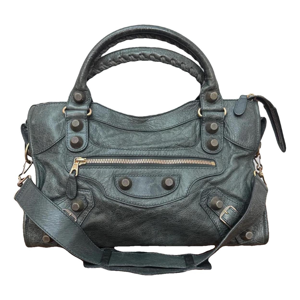 Leather handbag
