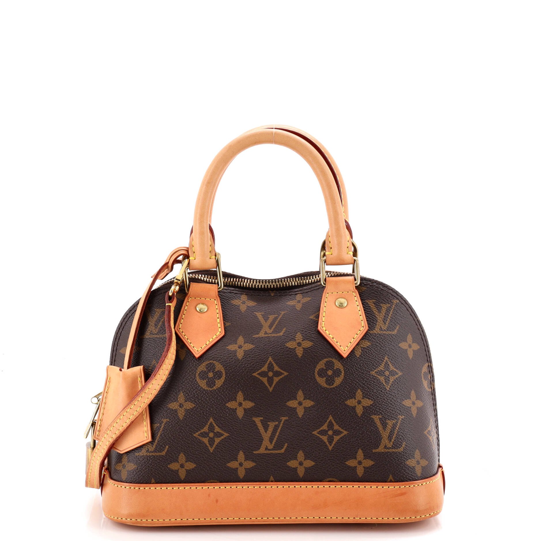 Alma Handbag Monogram Canvas BB