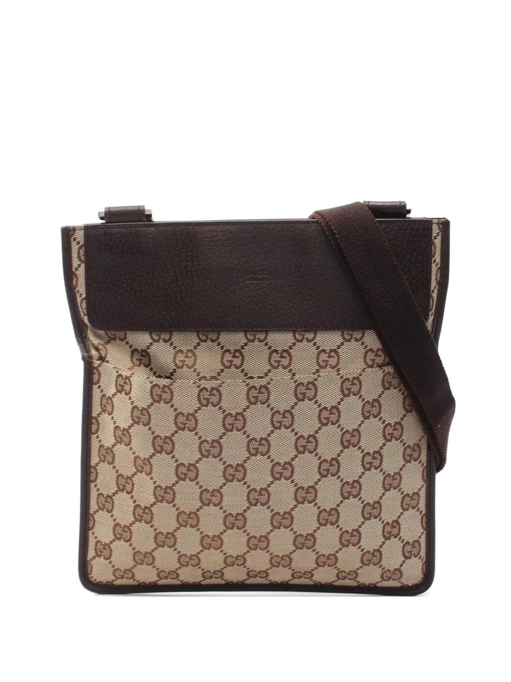 2000s GG canvas shoulder bag
