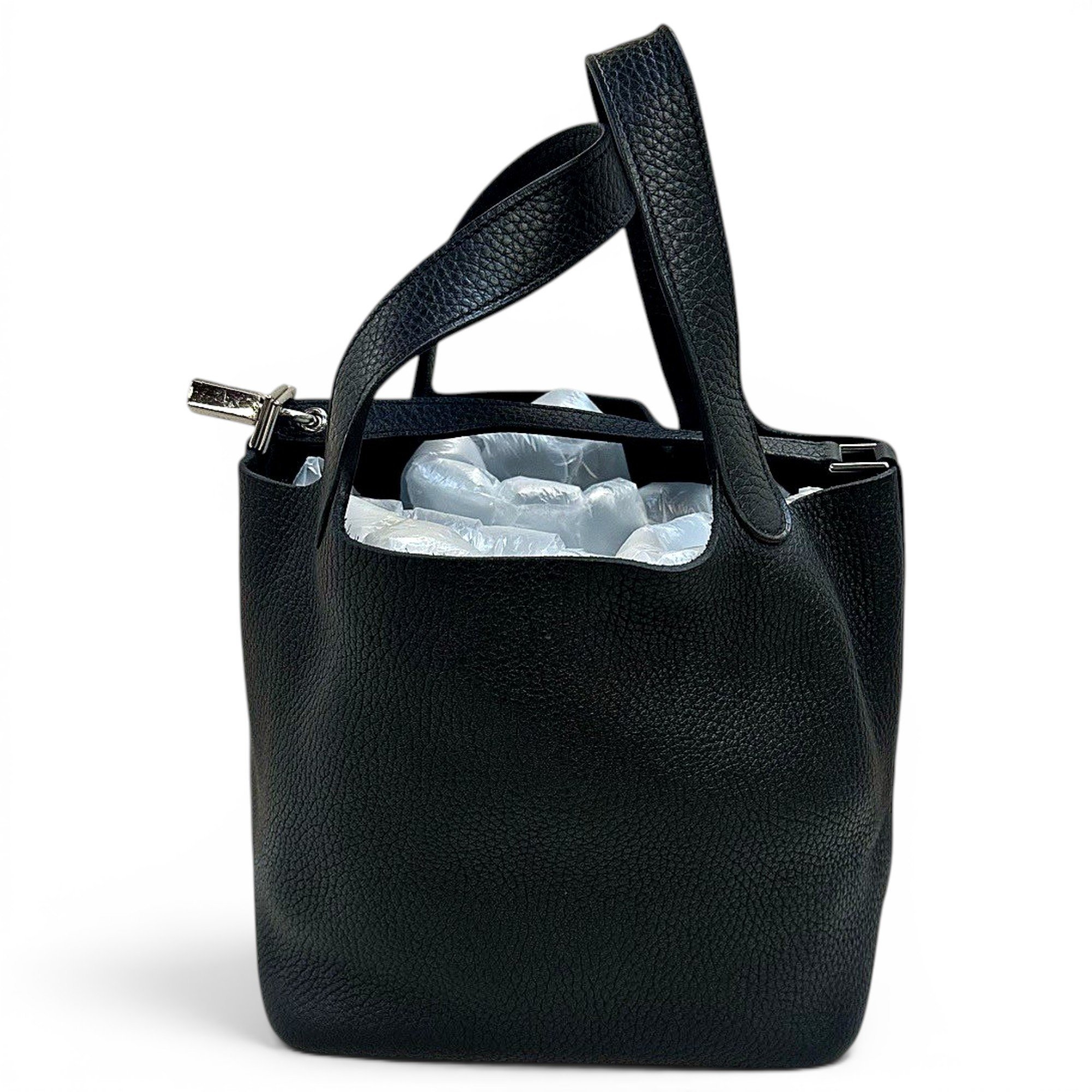 Picotin leather handbag