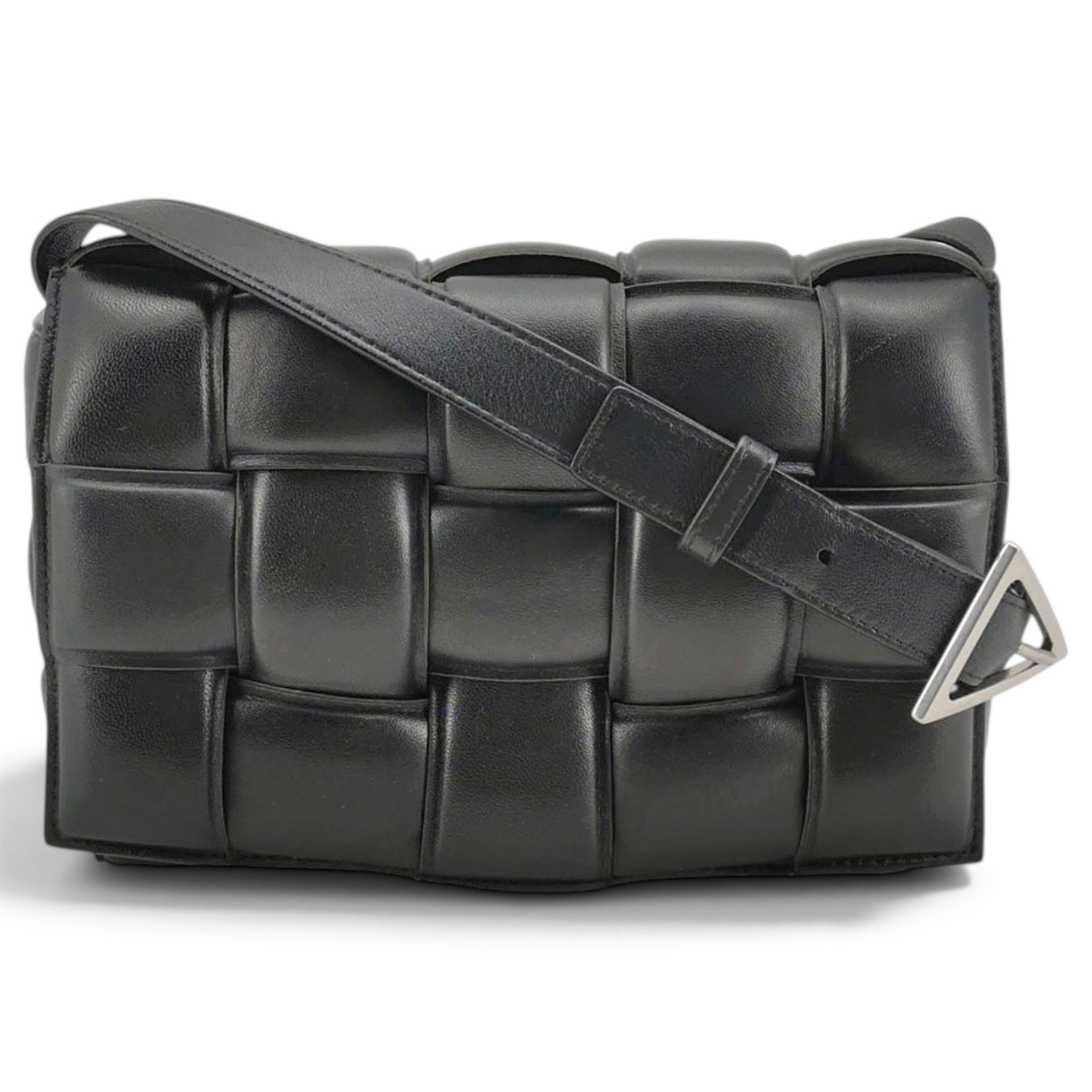 Cassette leather crossbody bag