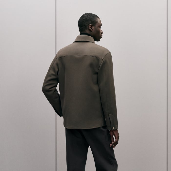 Taupe Overshirt