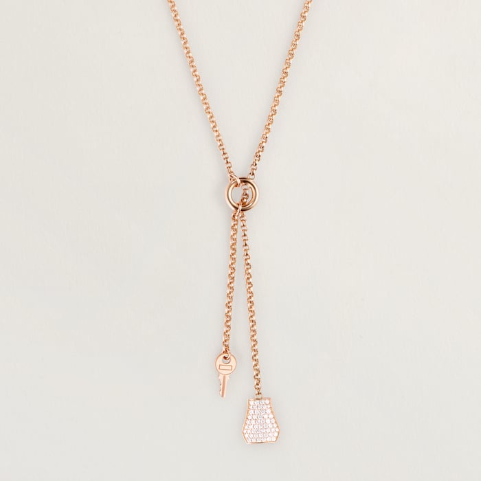 Sans Coloris Kelly Clochette Necklace, Small Model