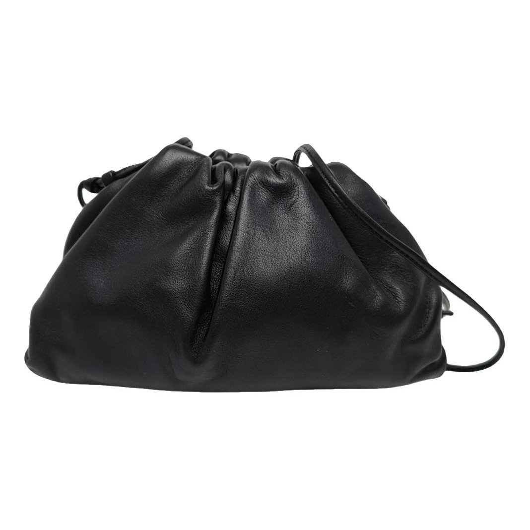 Pouch leather handbag