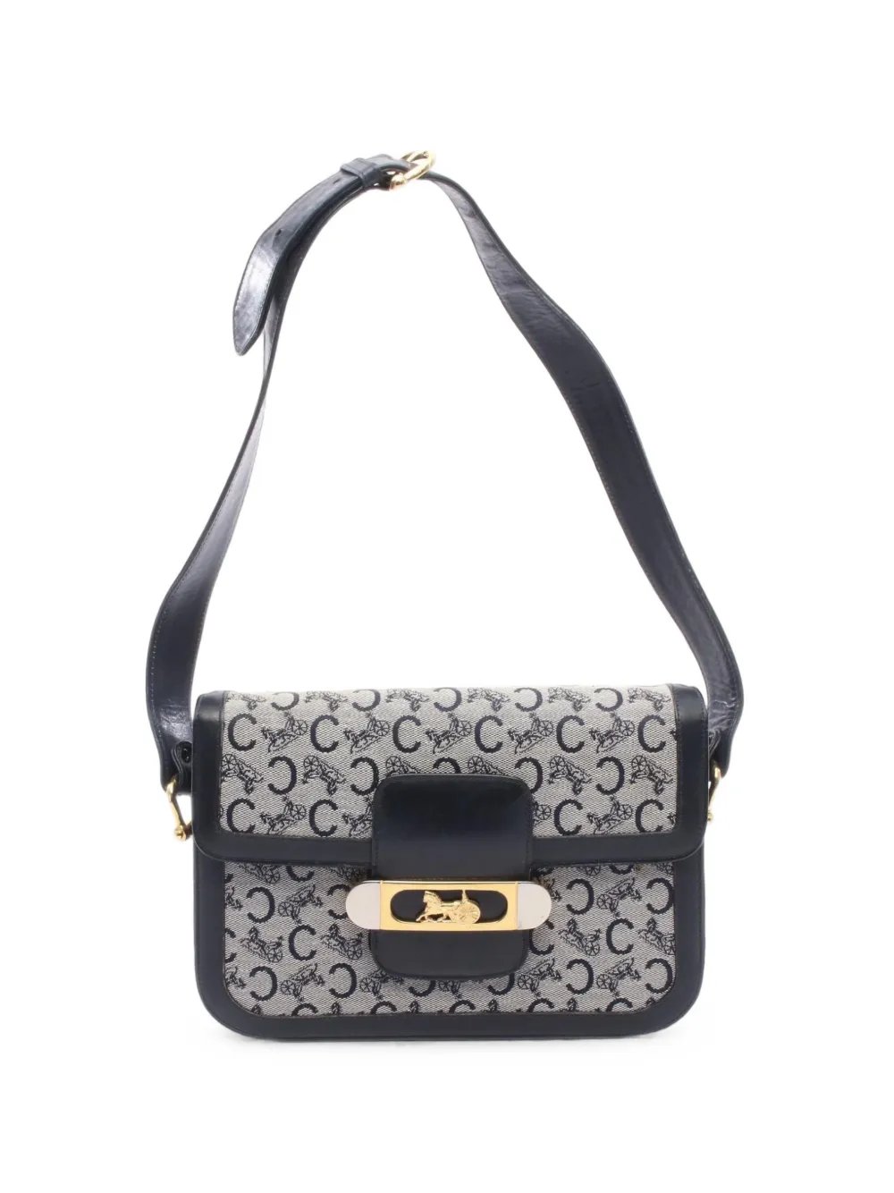 2000s C Macadam Carriage shoulder bag