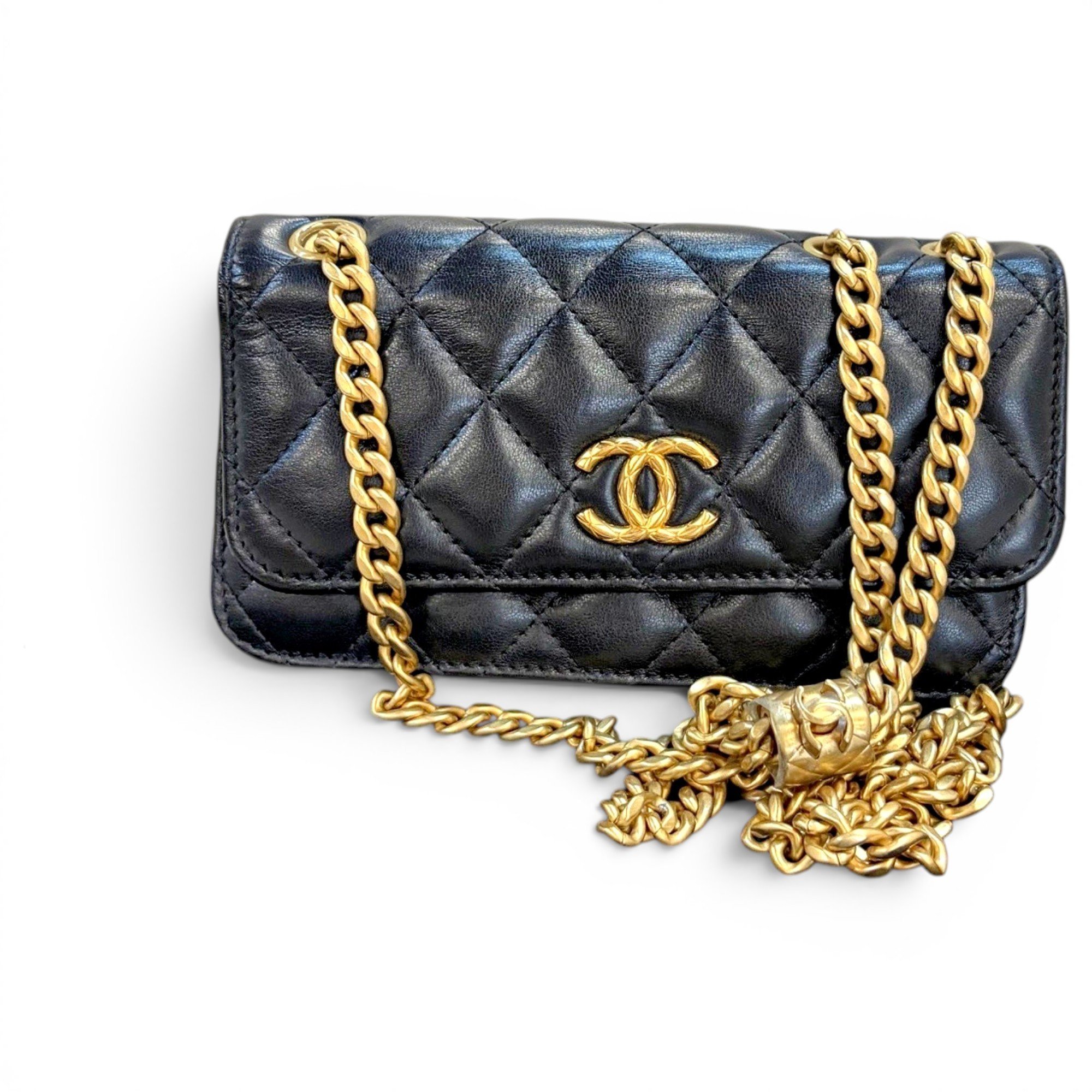 Wallet On Chain Timeless/Classique leather crossbody bag