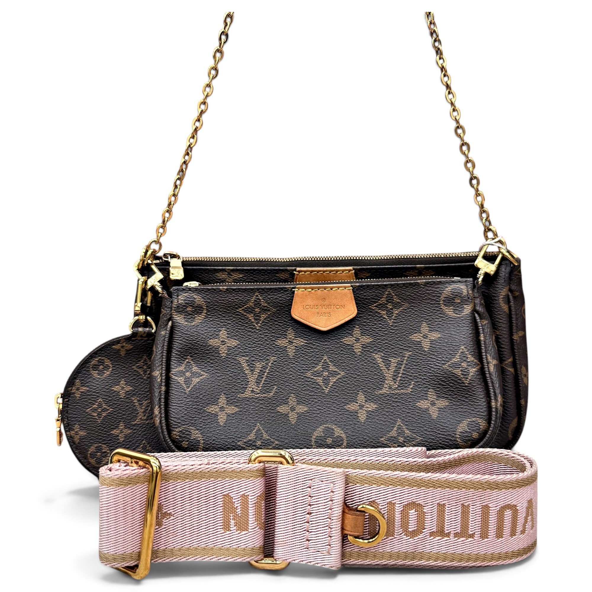 Multi Pochette Accessoires leather handbag