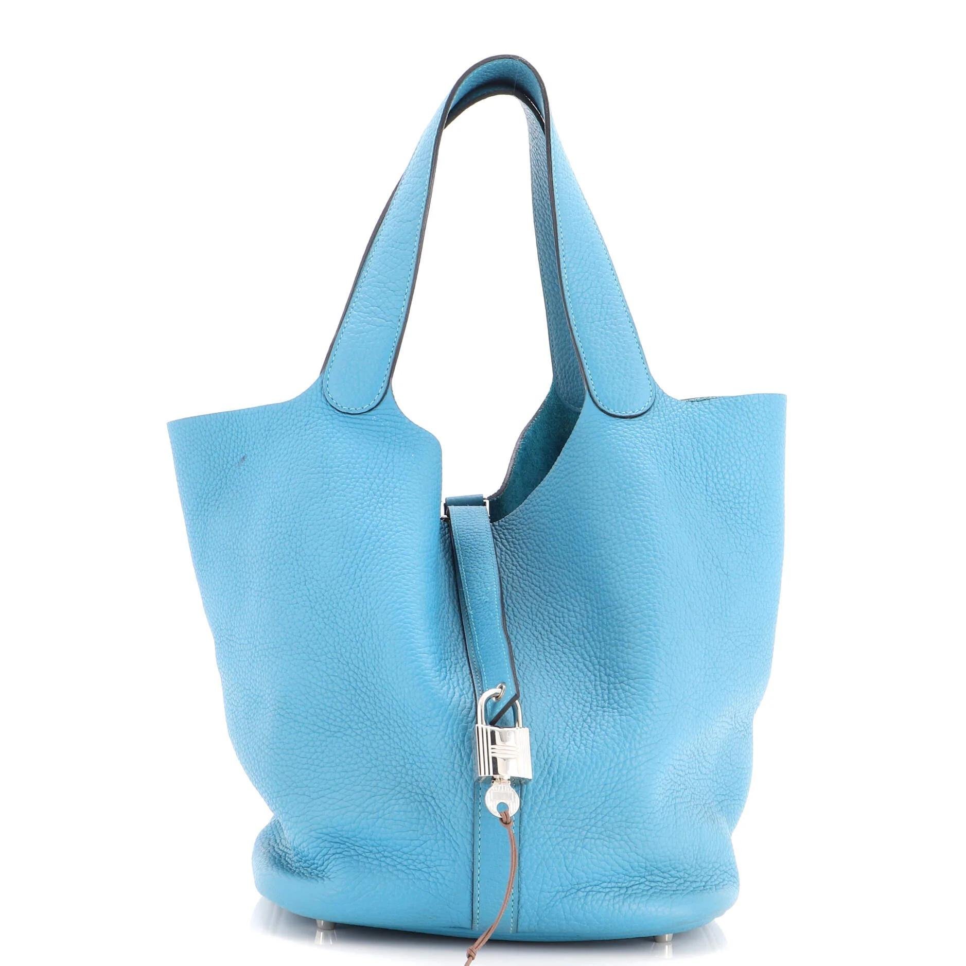 Picotin leather handbag