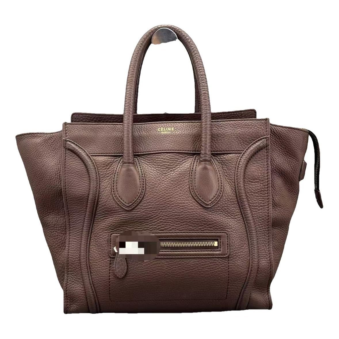 Luggage leather handbag